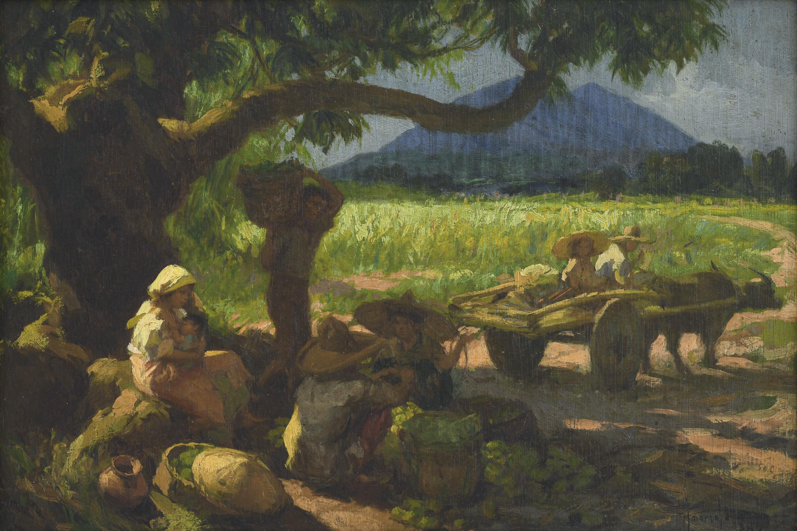 Fernando Cueto Amorsolo - Workers at Rest