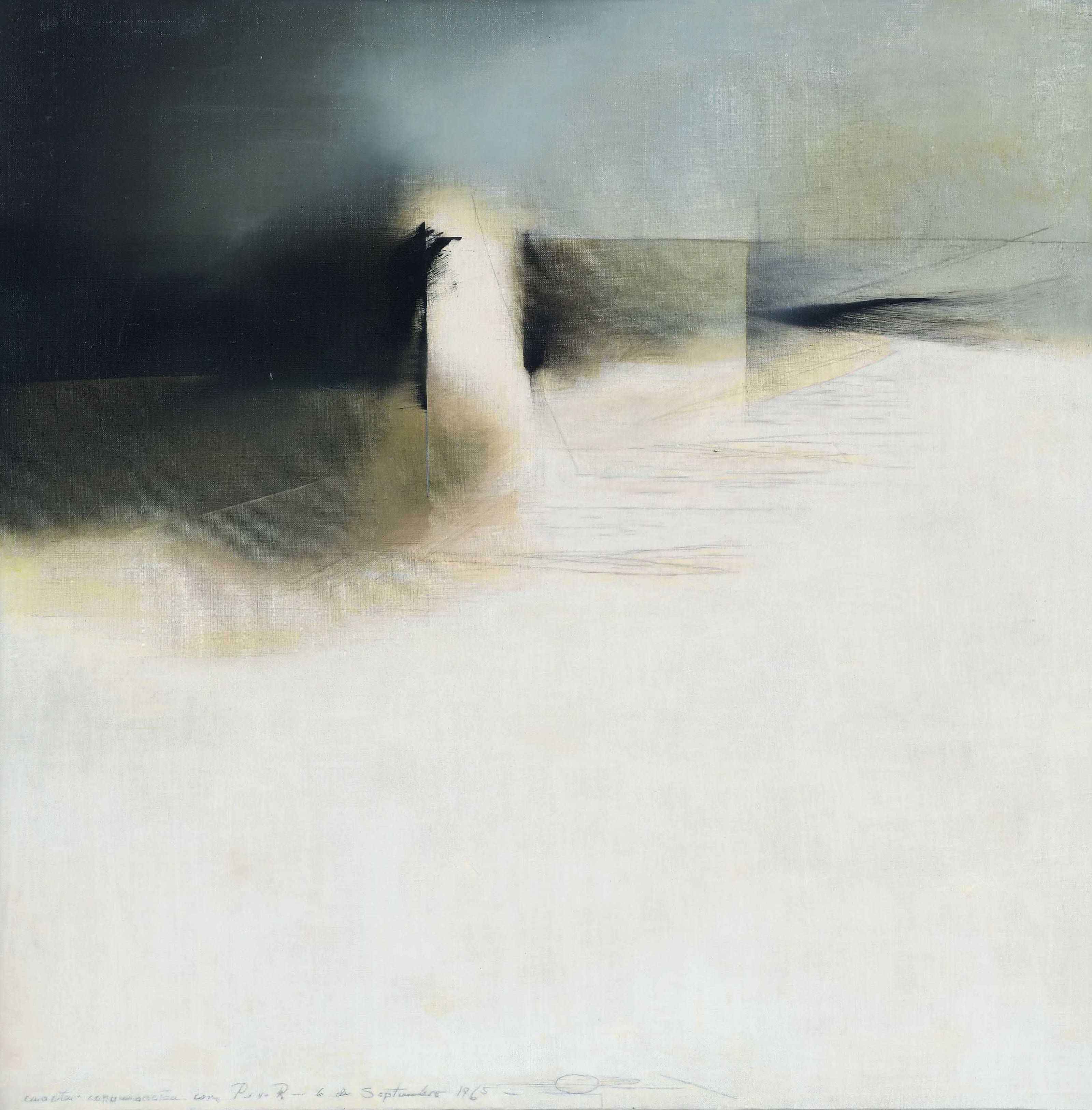 Fernando Zóbel - Cuarta Conversación con Rembrandt van Rijn (RvR).