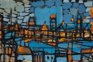 Fernando Zóbel - Puente de Manila (Manila Bridge) 