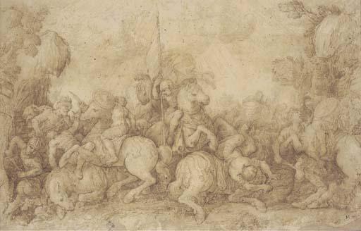 Ferraù Fenzoni - A Cavalry Battle