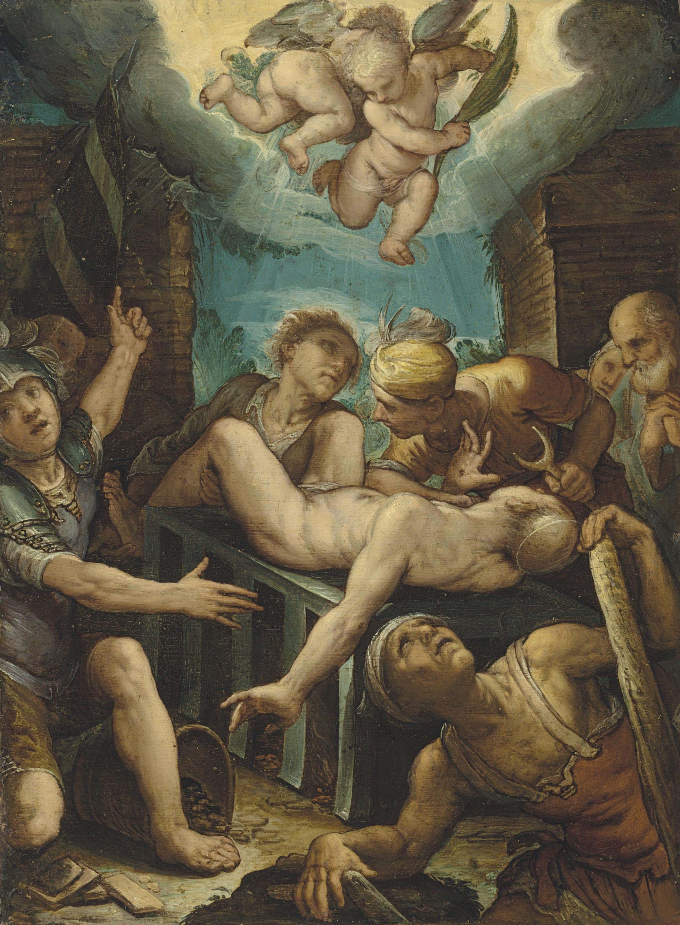 Ferraù Fenzoni - The Martyrdom of Saint Lawrence