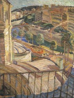 Ferruccio Ferrazzi - Il Tevere da Via Ripetta