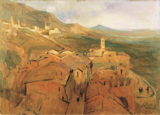 Ferruccio Scattola - Tramonto Ad Assisi