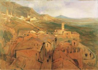 Ferruccio Scattola - Tramonto Ad Assisi