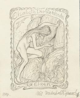 Fidus - 2 Bll.: „Elisabeth Dieffenbach“ – „Ethos“