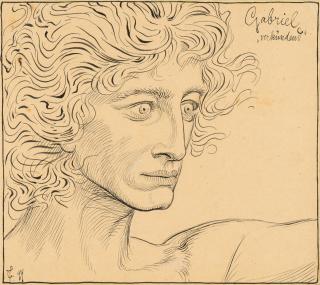 Fidus - „Gabriel verkündend“