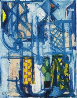 Fikret Moualla Saygi - Compositionfikret Moualla Saygi ; Composition ; Signed And Dated Lower Left 1946 ; Oil On Canvas