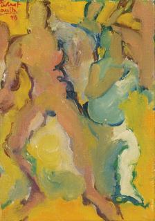 Fikret Moualla Saygi - Sans Titrefikret Moualla Saygi ; Untitled ; Signed And Dated Upper Left 46 ; Oil On Canvas