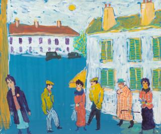 Fikret Moualla - Rue animée