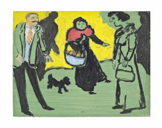 Fikret Muallâ - Femme Et Petit Chien