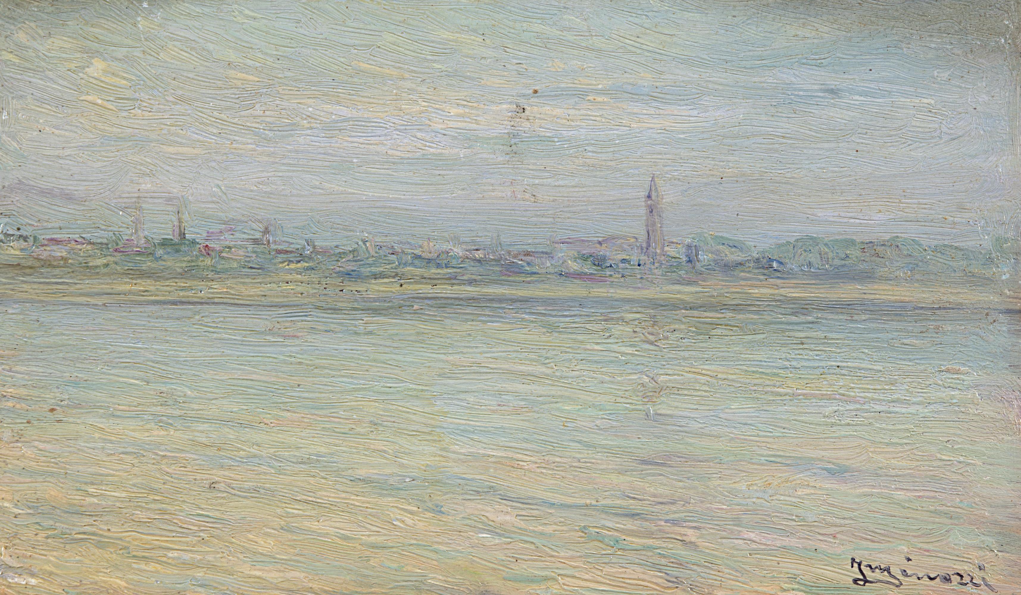 Filiberto Minozzi - Il Po a Cremona