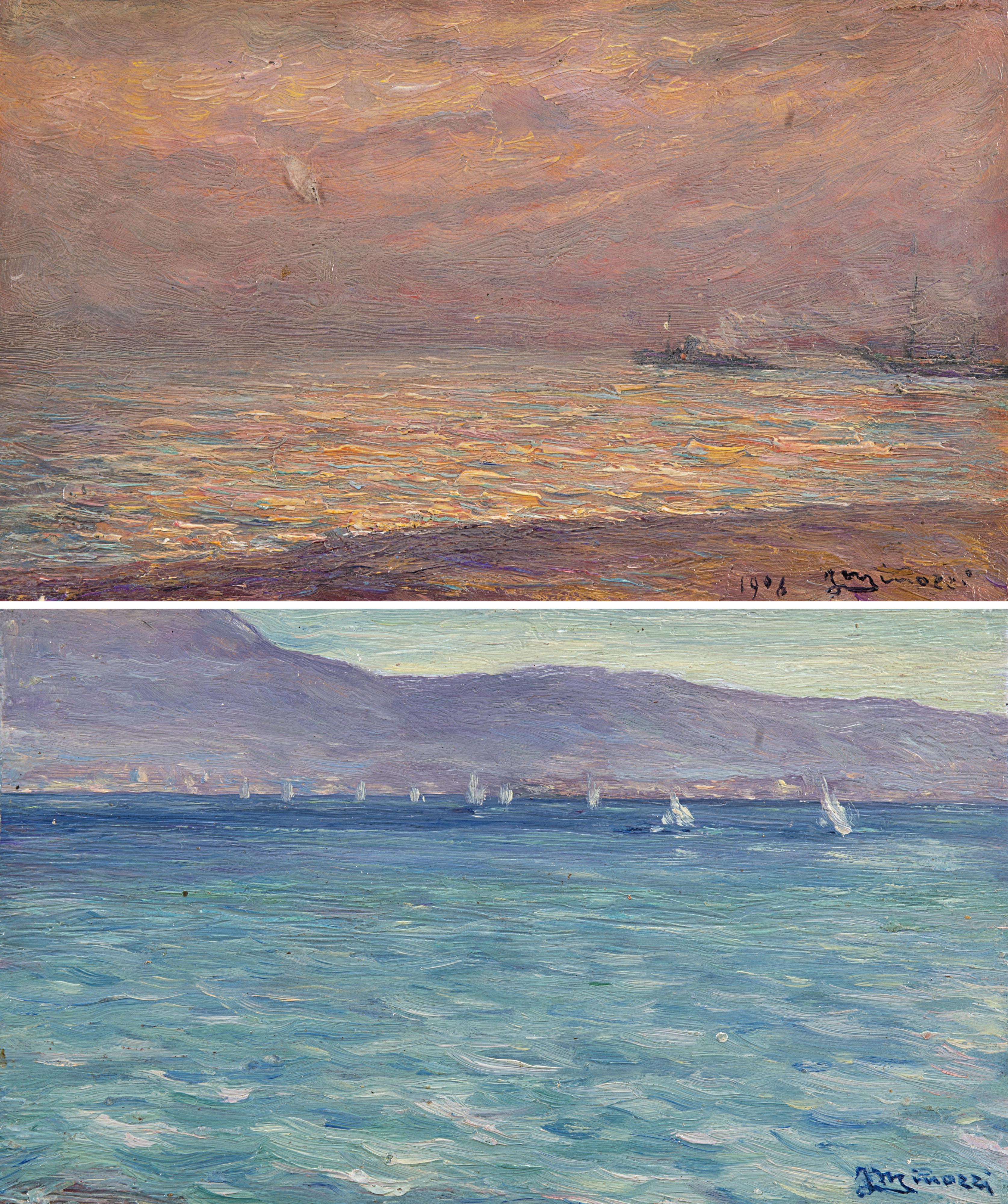 Filiberto Minozzi - Tramonto a Bordighera