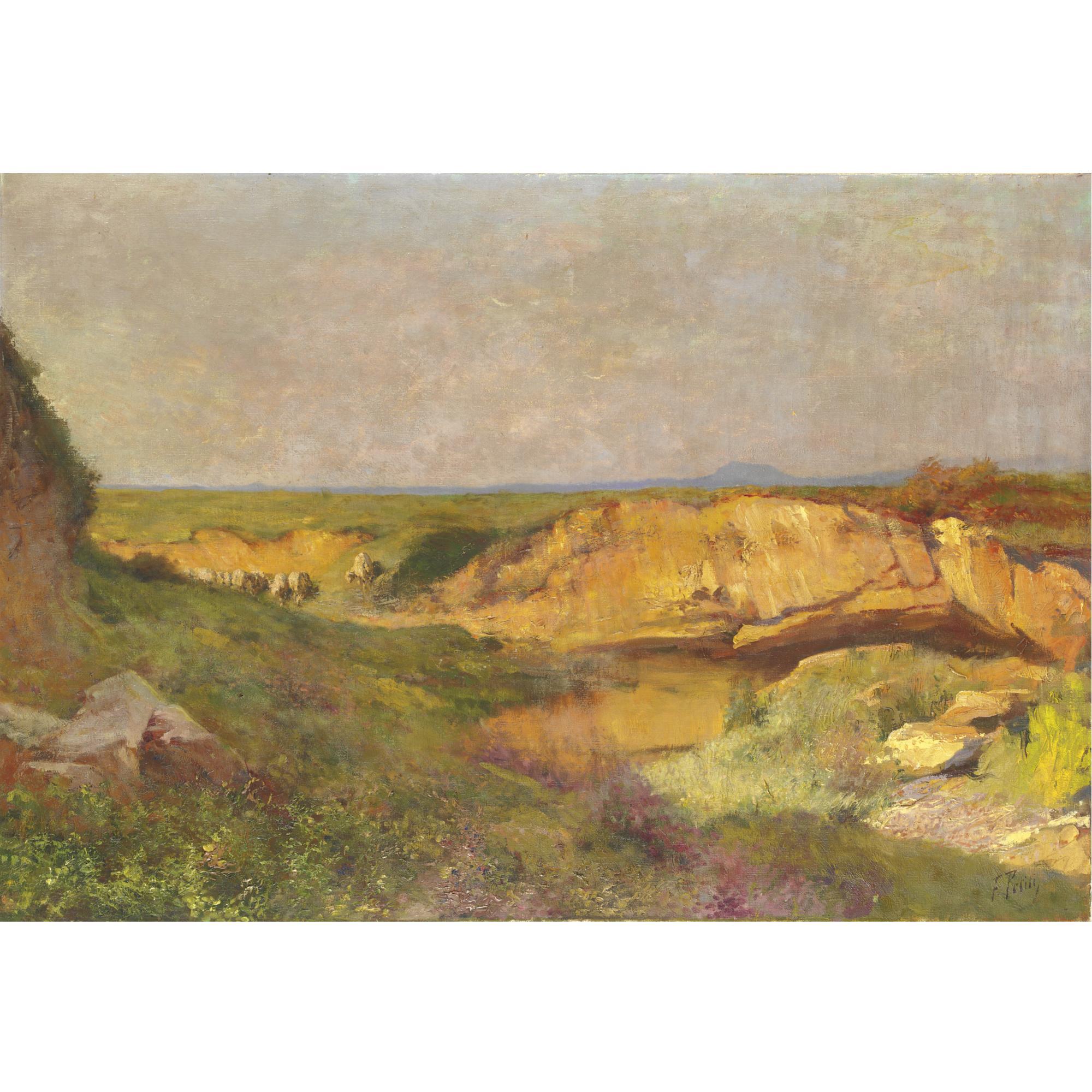 Filiberto Petiti - Tramonto Su Campagna Romana