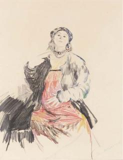 Filip Andreevich Maliavin - Portrait of a Woman