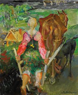 Filipp Andreevich Maliavin - Ploughing