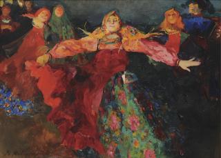 Filipp Andreevich Maliavin - The Dance