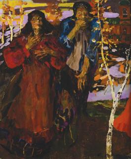 Filipp Andreevich Maliavin - Two Peasant Women
