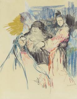 Filipp Maliavin - Three Russian peasants