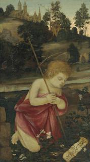 Filippino Lippi - The Young Saint John the Baptist praying in a landscape