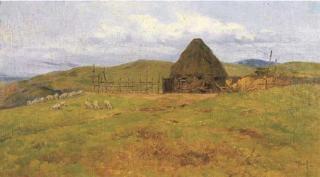 Filippo Anivitti - Pascolo nella Campagna Romana