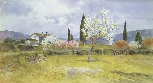 Filippo Anivitti - Primavera nei campi