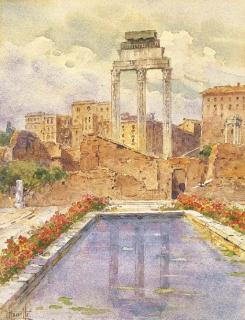 Filippo Anivitti - Roma, scorcio dei Fori