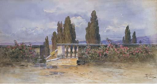 Filippo Anivitti - Terrazza Sulla Campagna Romana