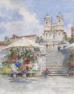 Filippo Anivitti - Trinitá Dei Monti