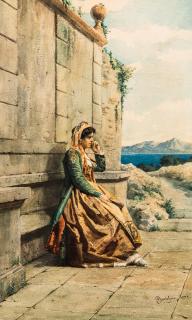 Filippo Bartolini - Seated Maiden