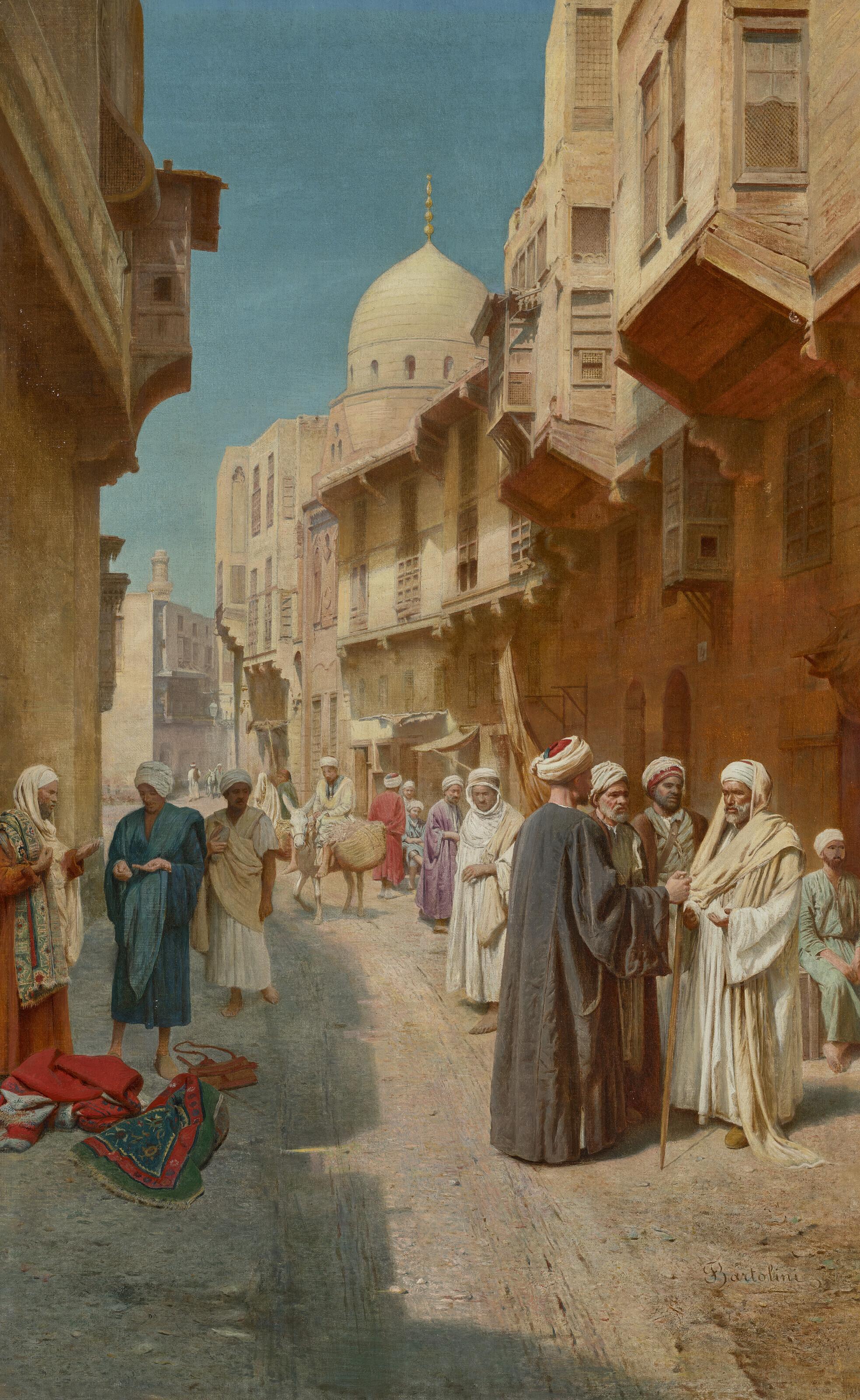 Filippo Bartolini - The carpet seller