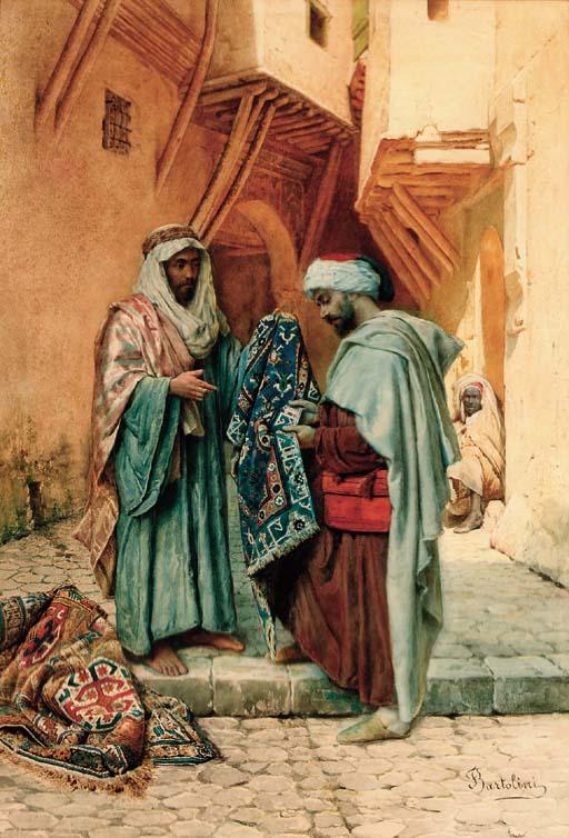 Filippo Bartolini - The Carpet Seller