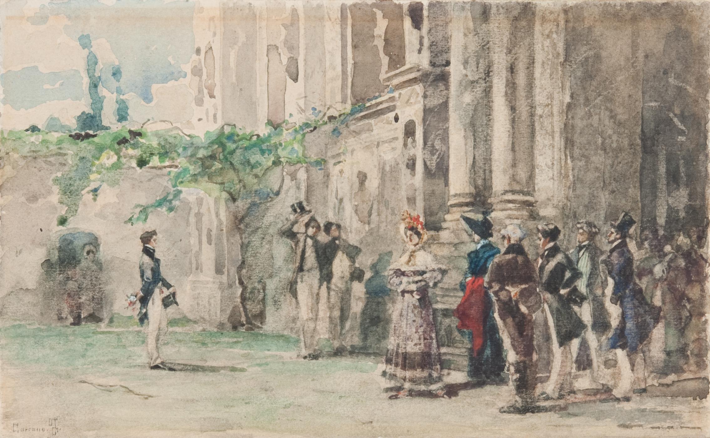 Filippo Carcano - Passa la marchesa