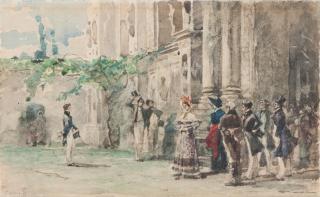 Filippo Carcano - Passa la marchesa