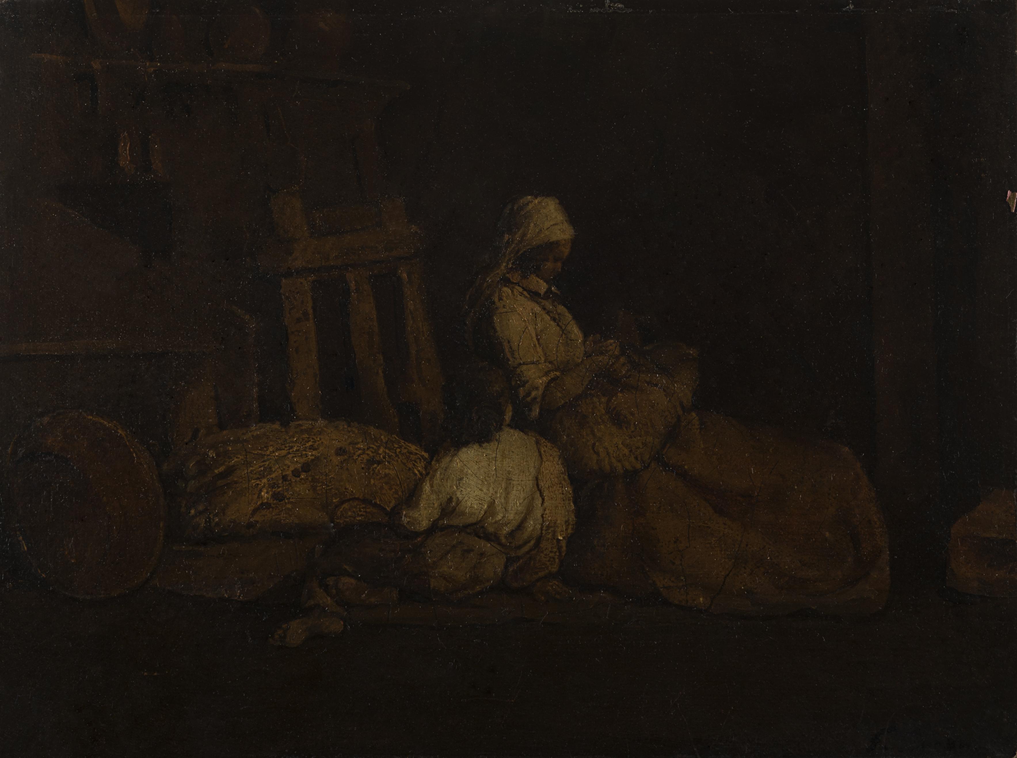 Filippo Carcano - Scena d\'interno