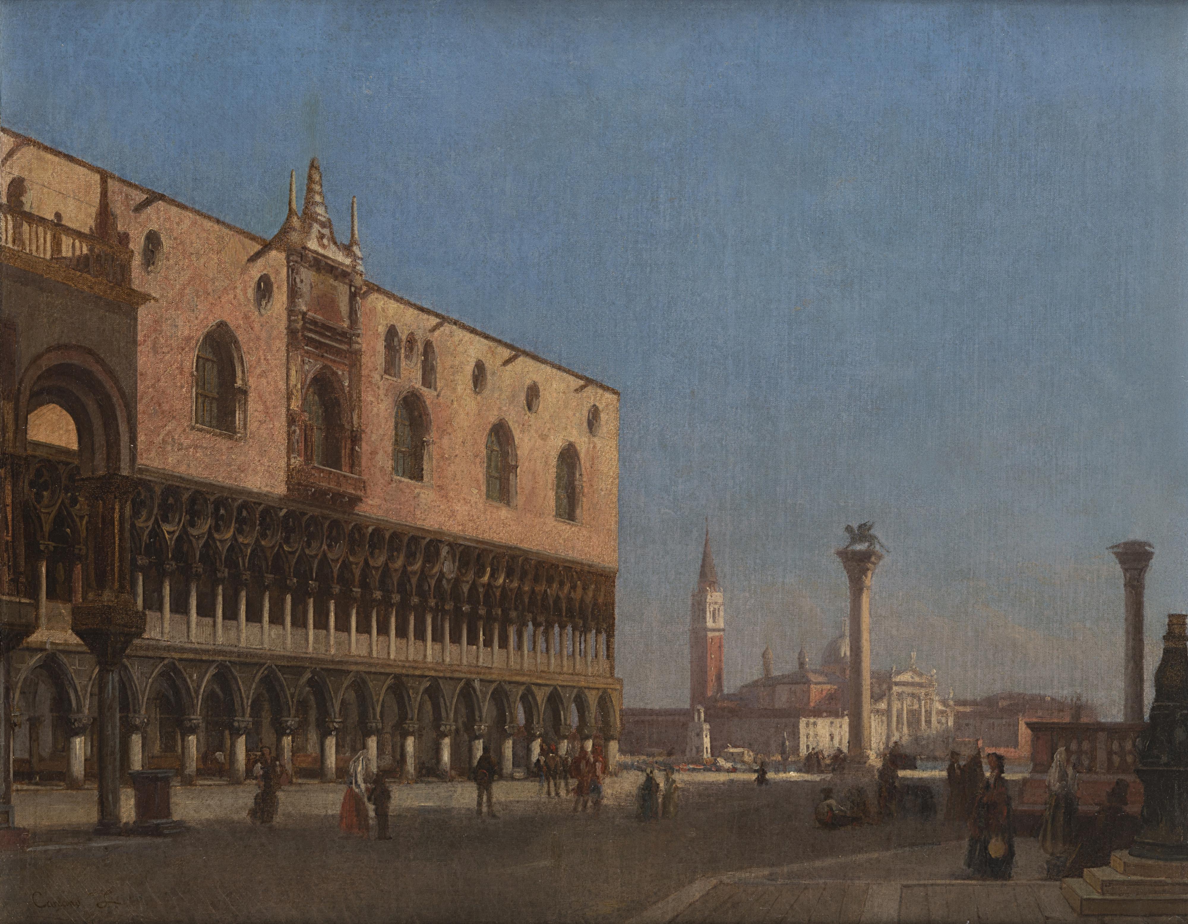 Filippo Carcano - Venezia. Piazza San Marco
