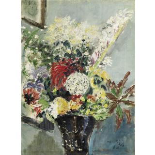 Filippo De Pisis - Dalie, Gladioli, Ireos