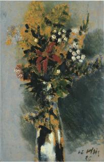 Filippo de Pisis - Fiori nella bottiglia