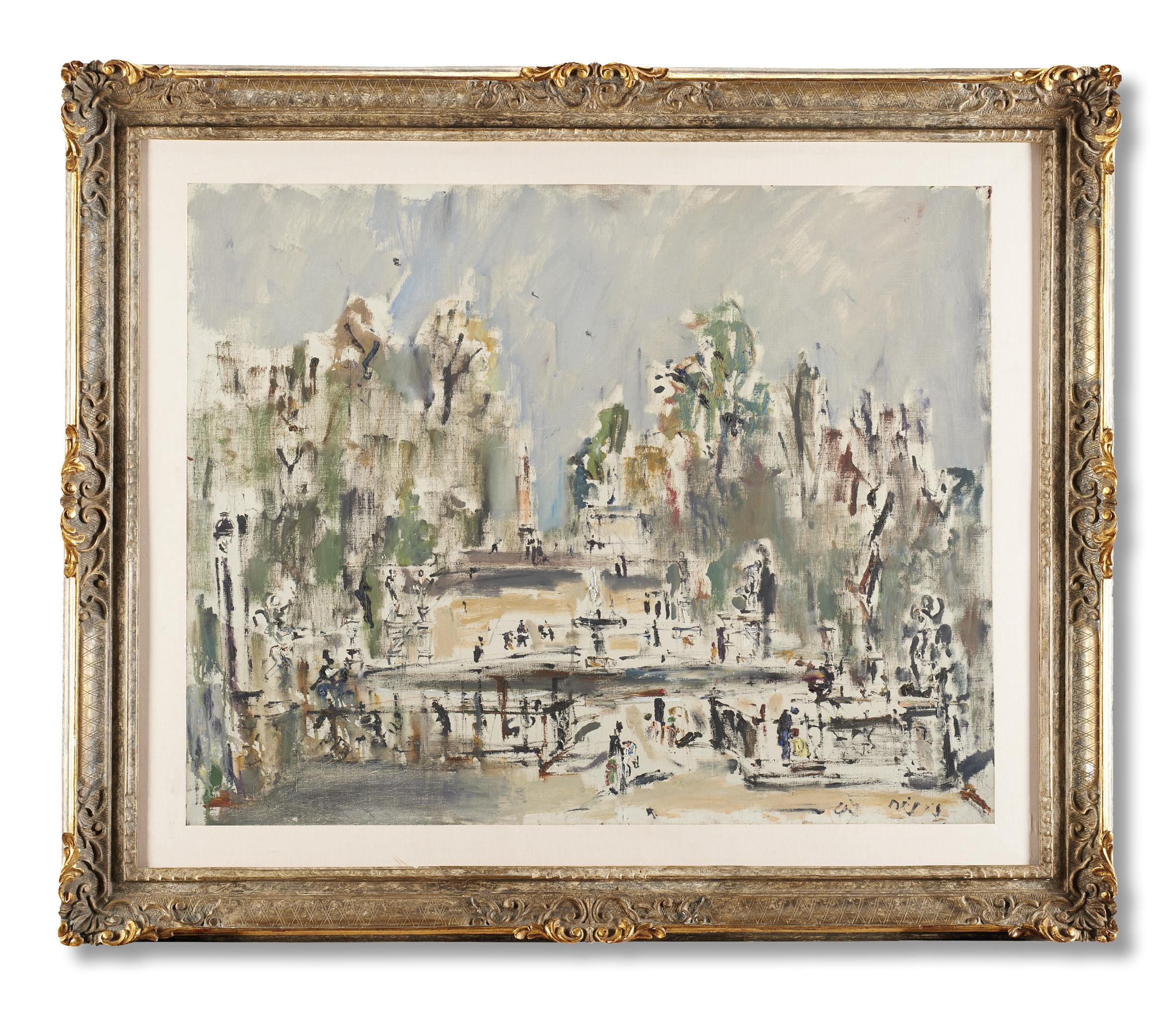 Filippo De Pisis - Il giardino del Louvre