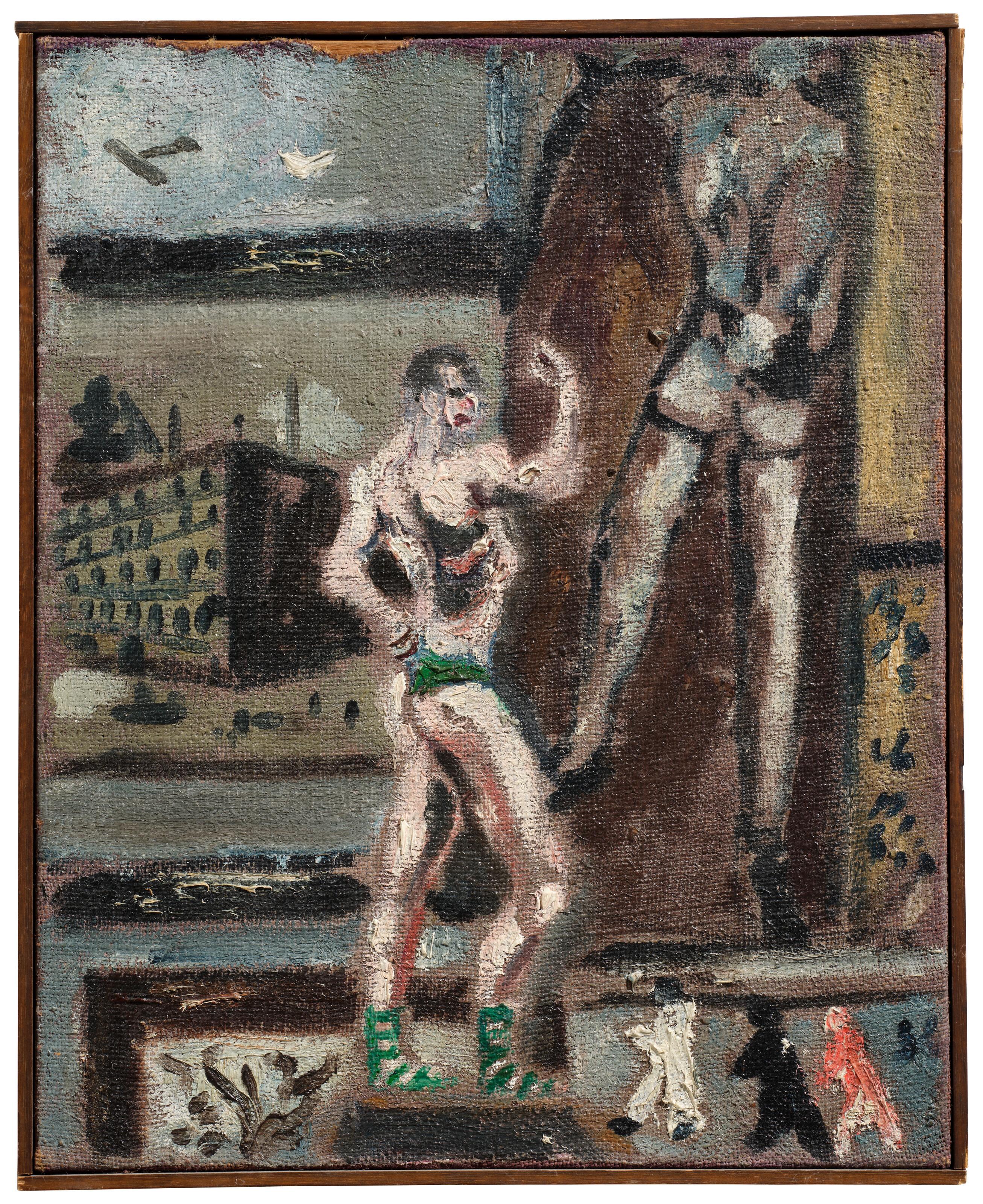 Filippo De Pisis - Il lottatore