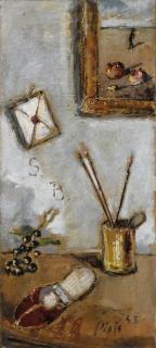 Filippo de Pisis - Natura morta con barattolo