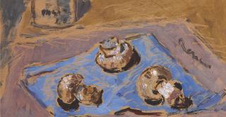 Filippo de Pisis - Natura morta con funghi