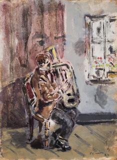 Filippo De Pisis - Suonatore di trombone