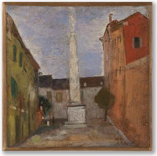 Filippo De Pisis - Veduta di città