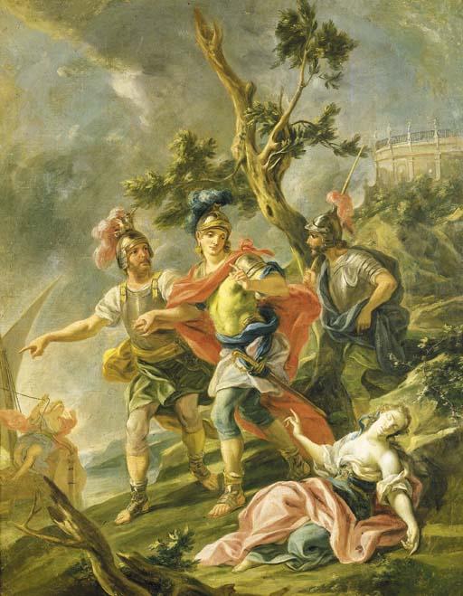 Filippo Falciatore - Rinaldo abbandona Armida