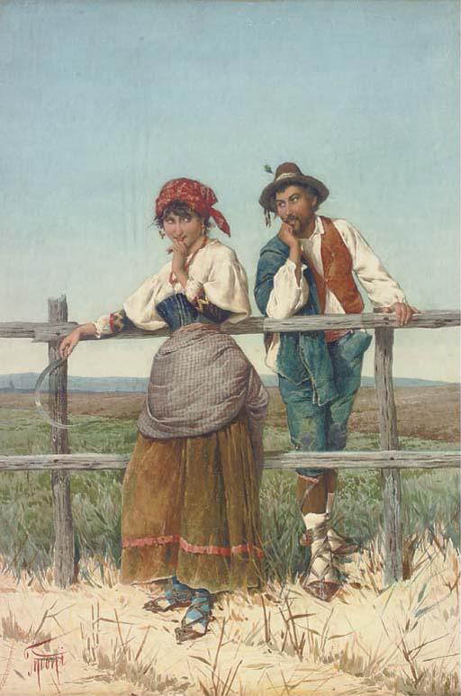 Filippo Indoni - Courtship, The Roman Campagna