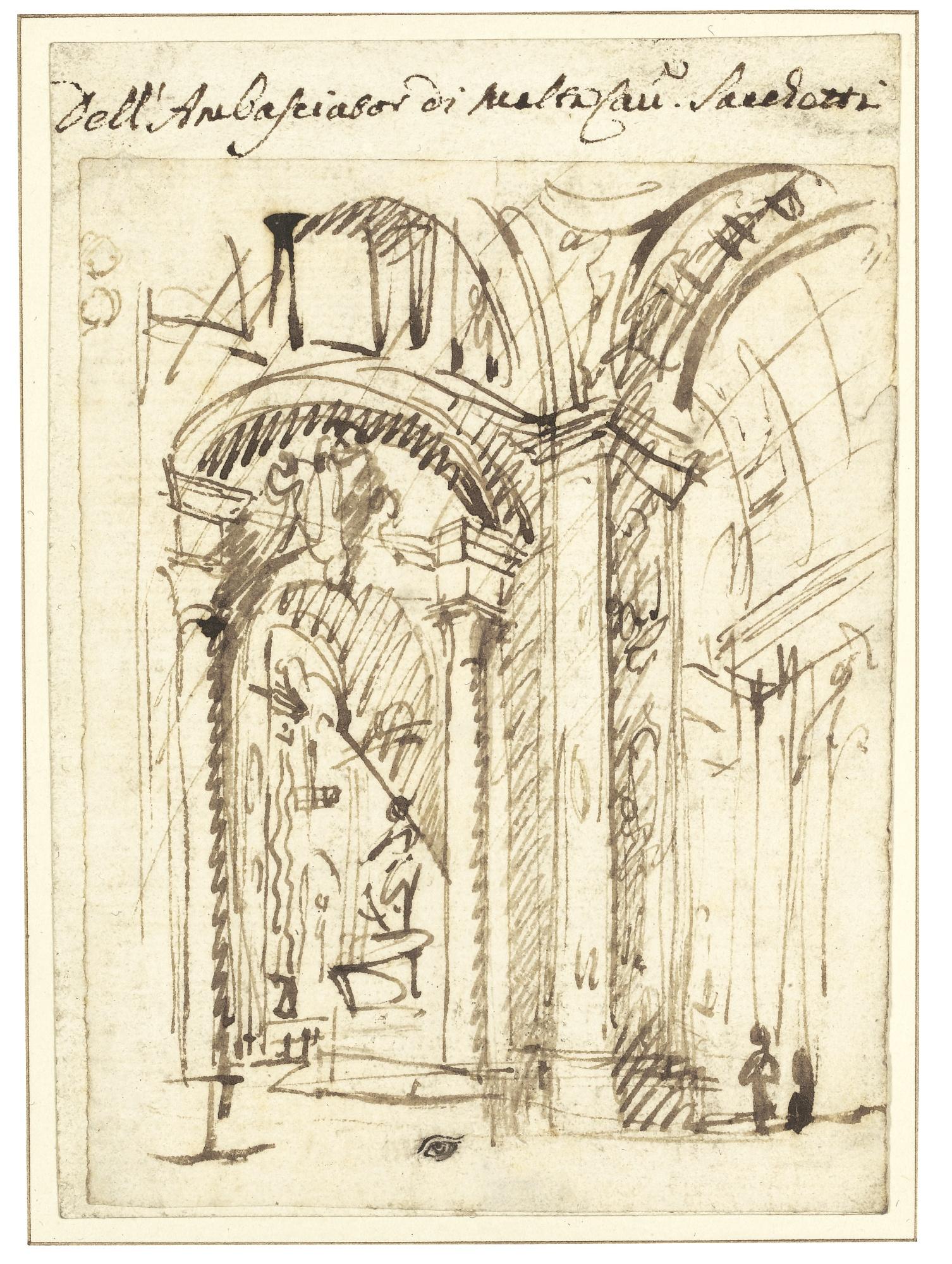 Filippo Juvarra - Architectural Study Of The Interior Of A Church