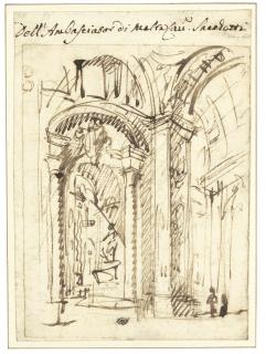 Filippo Juvarra - Architectural Study Of The Interior Of A Church