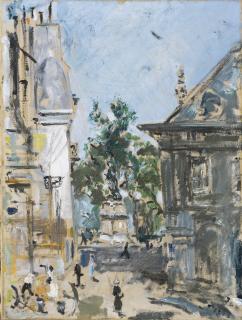 Filippo Luigi De Pisis - Veduta di Parigi