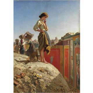 Filippo Palizzi - Gli Scavi Di Pompei
