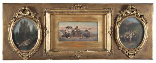 Filippo Palizzi - Landscapes with Peasants